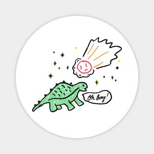 Dino Asteroid Magnet